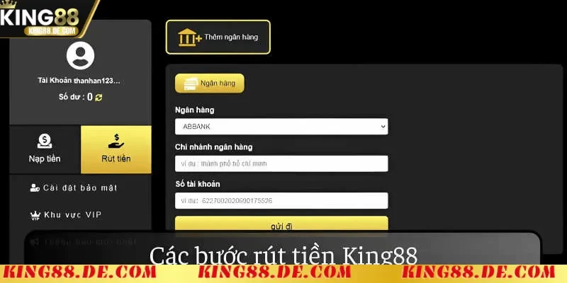 cac buoc rut tien king88 chi tiet